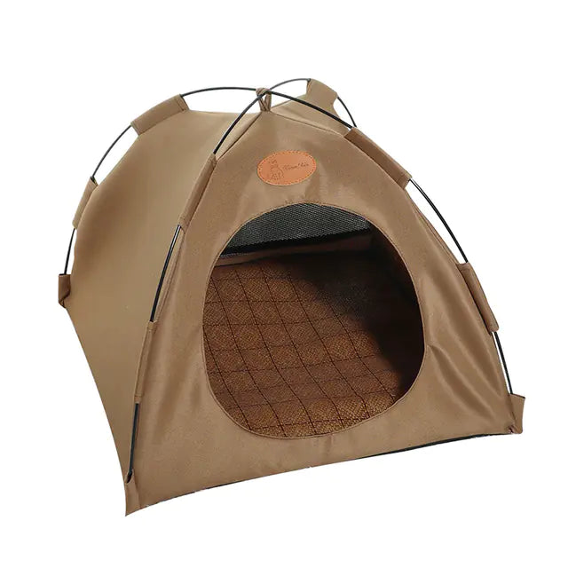 Cozy Indoor Cat Tent with Soft Cushion – Modern Hideaway Bed for Cats