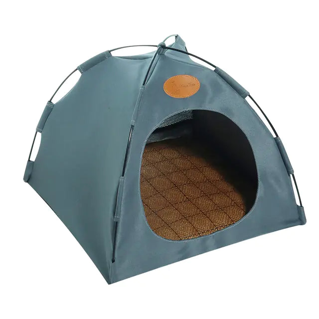 Cozy Indoor Cat Tent with Soft Cushion – Modern Hideaway Bed for Cats