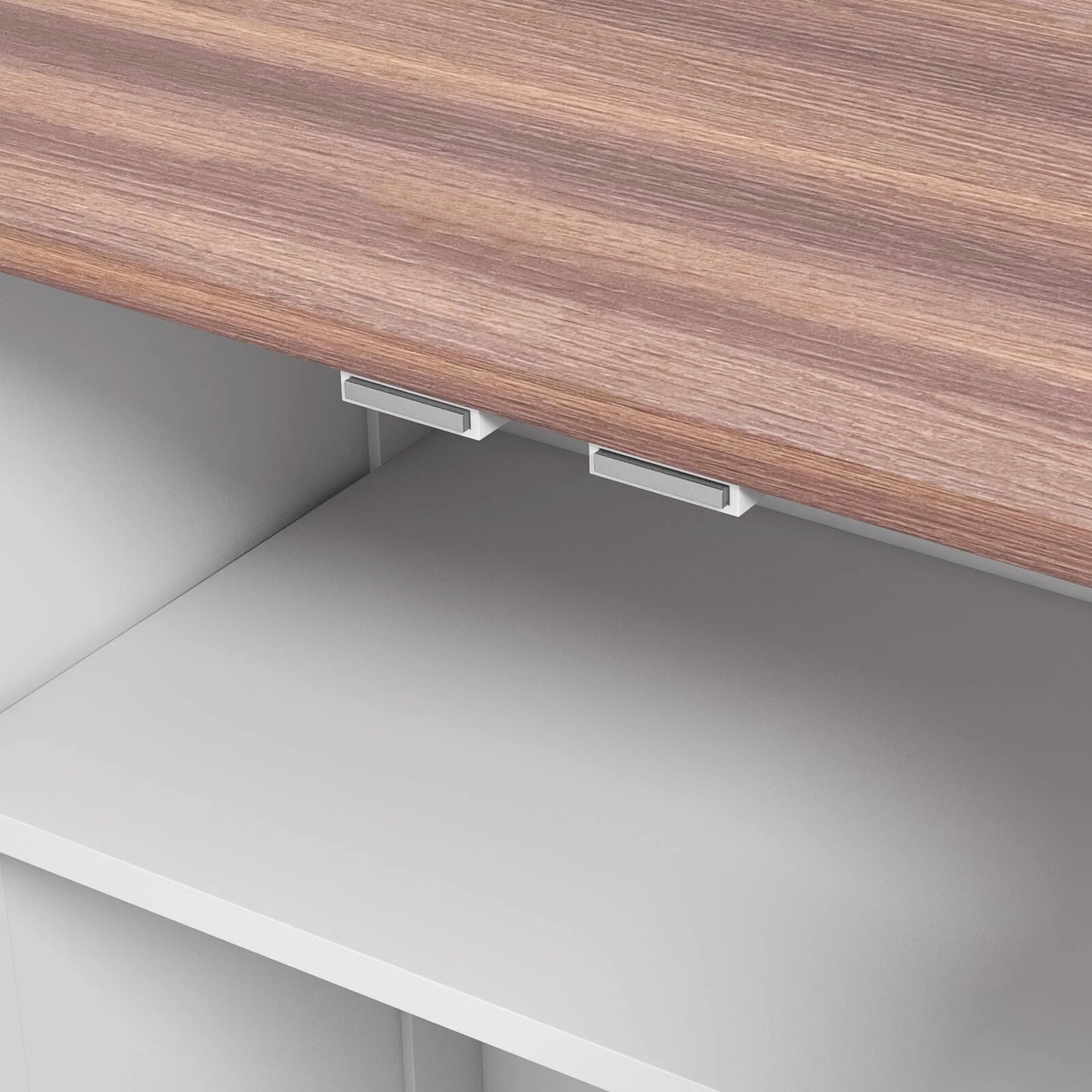 Modern Pet Feeding Cabinet with Built-In Bowls – Hidden Feeding Station & Food Storage